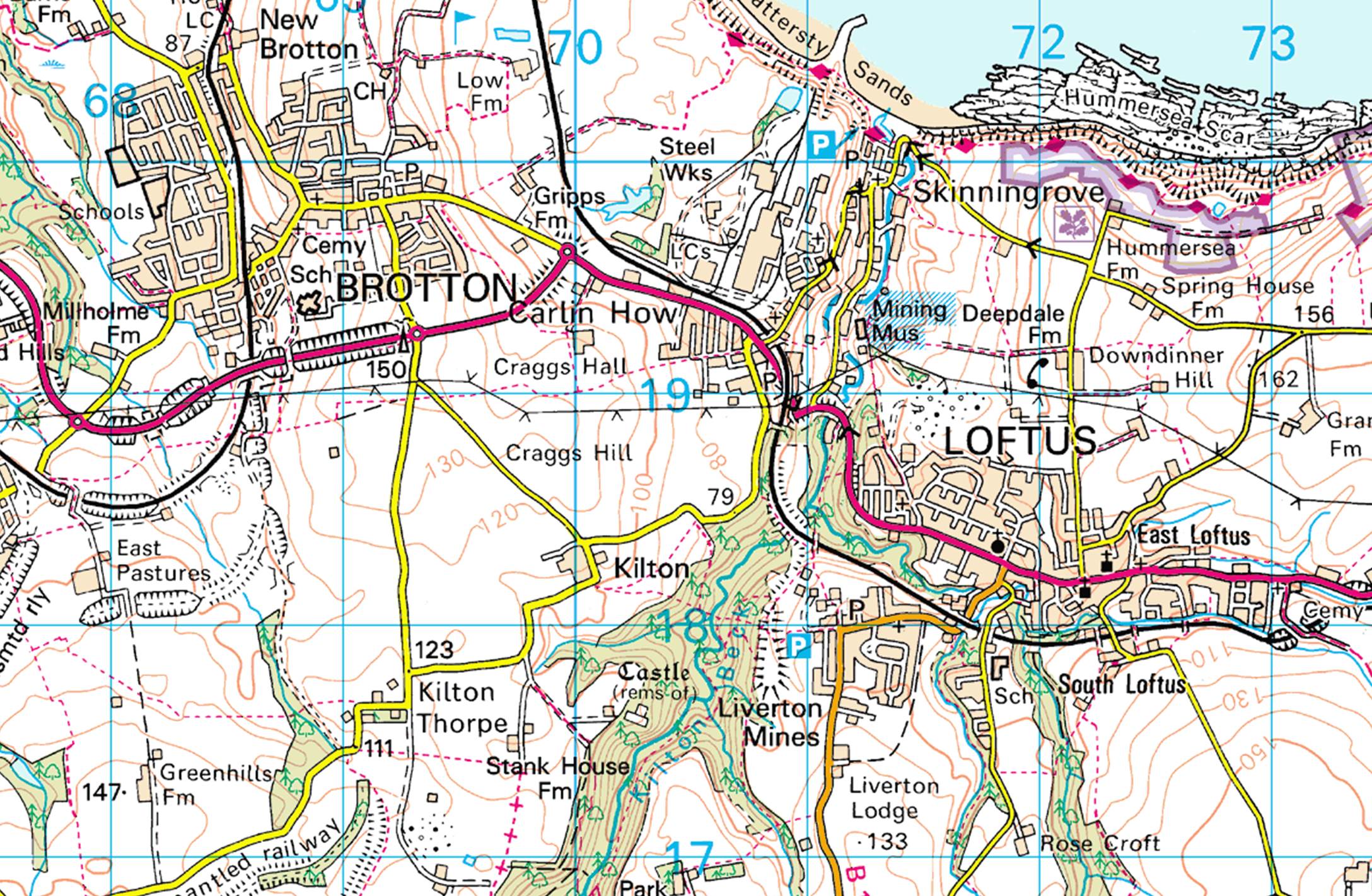 A map of a mountain
Description automatically generated